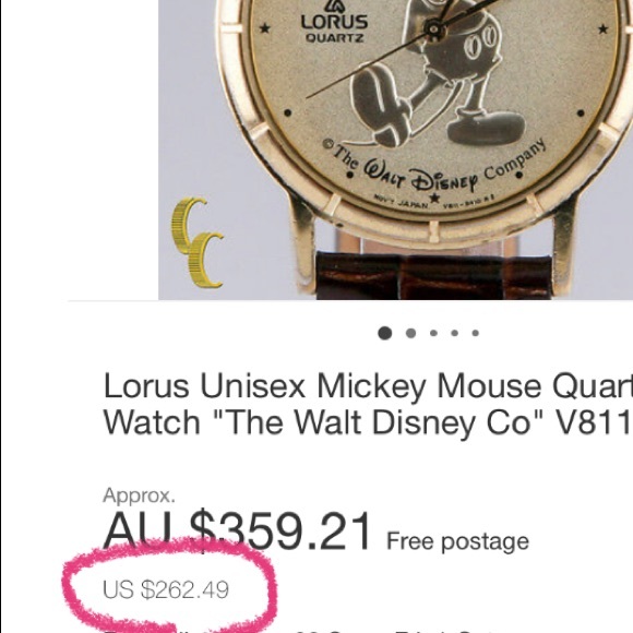 ?Collectible?Lorus Walt Disney watch main image 7